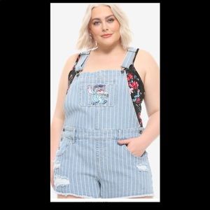 NWT PLUS SIZE STITCH SHORTALLS